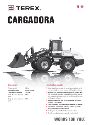 व्हील लोडर Terex TL 160