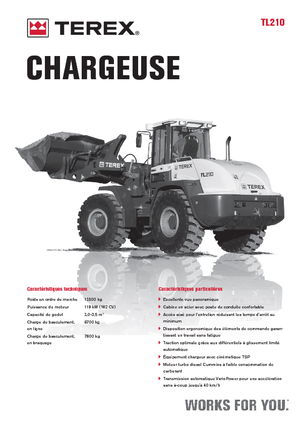 व्हील लोडर Terex TL 210