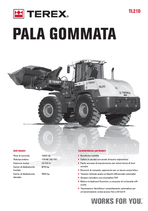 व्हील लोडर Terex TL 210