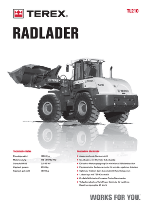 व्हील लोडर Terex TL 210