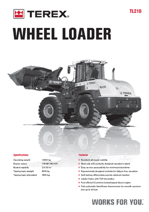 व्हील लोडर Terex TL 210