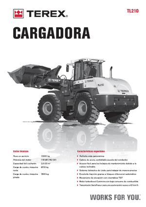 व्हील लोडर Terex TL 210