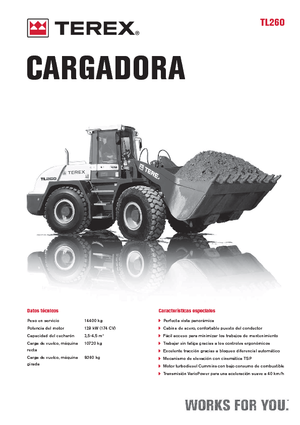 व्हील लोडर Terex TL 260