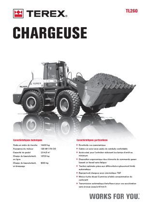 व्हील लोडर Terex TL 260