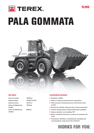 व्हील लोडर Terex TL 260