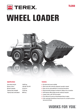 व्हील लोडर Terex TL 260