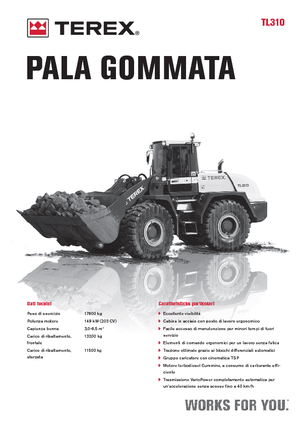 व्हील लोडर Terex TL 310