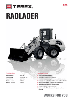 व्हील लोडर Terex TL 65