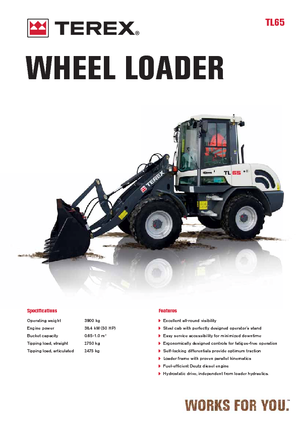 व्हील लोडर Terex TL 65