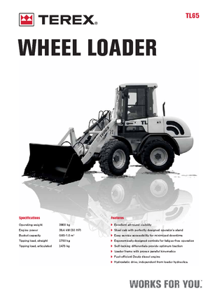 व्हील लोडर Terex TL 65