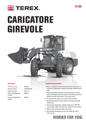 व्हील लोडर Terex TL 70 S
