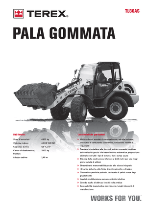 व्हील लोडर Terex TL 80 AS
