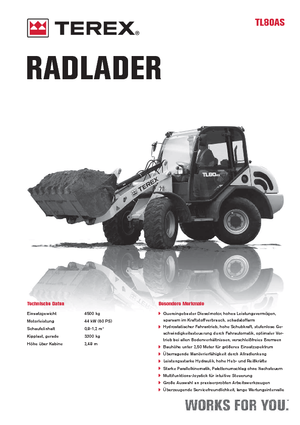 व्हील लोडर Terex TL 80 AS
