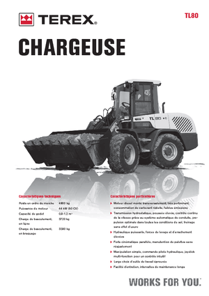 व्हील लोडर Terex TL 80