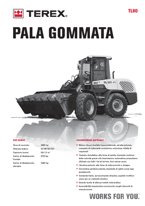 व्हील लोडर Terex TL 80