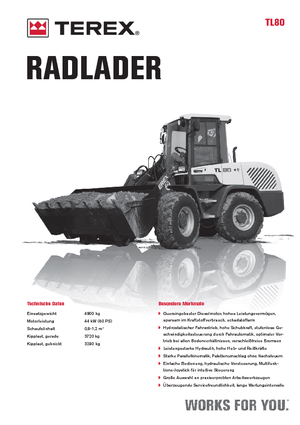 व्हील लोडर Terex TL 80