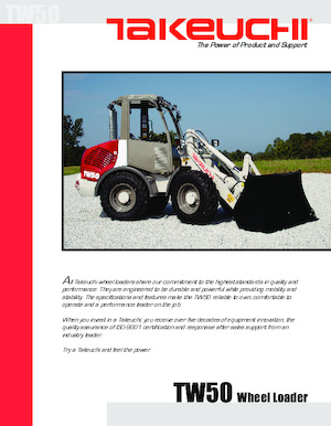 व्हील लोडर Takeuchi TW50