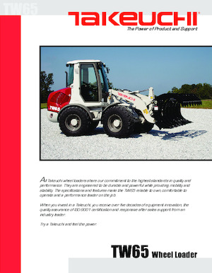 व्हील लोडर Takeuchi TW65