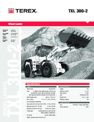 व्हील लोडर Terex TXL 300-2