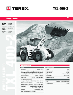 व्हील लोडर Terex TXL 400-2