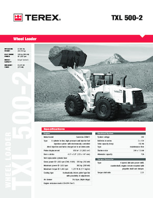 व्हील लोडर Terex TXL 500-2