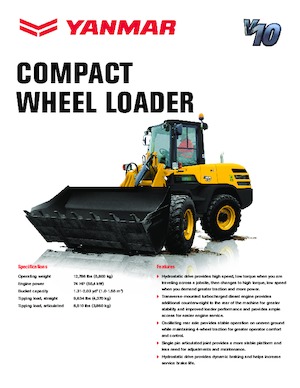 व्हील लोडर Yanmar V10