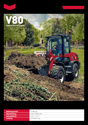 व्हील लोडर Yanmar V80