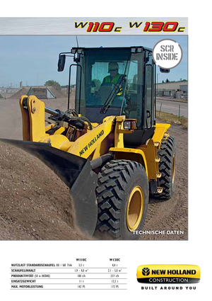व्हील लोडर New Holland W100C TC
