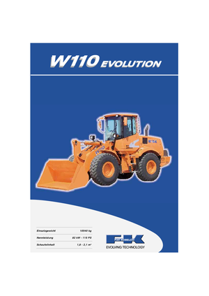 व्हील लोडर Fiat Kobelco W 110 Evolution