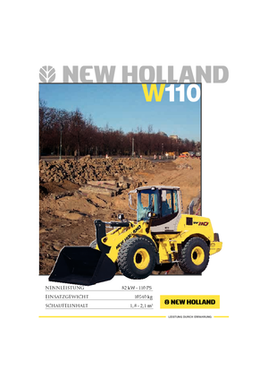 व्हील लोडर New Holland W 110 Evolution