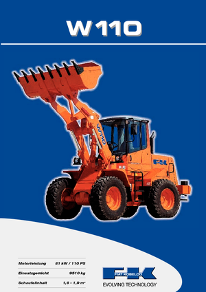 व्हील लोडर Fiat Kobelco W 110