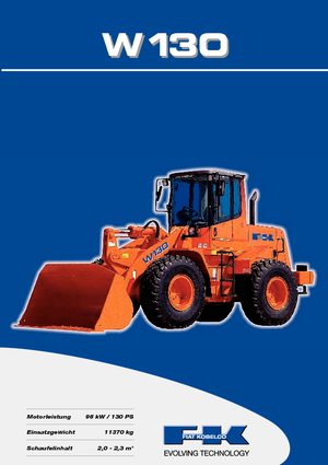 व्हील लोडर Fiat Kobelco W 130