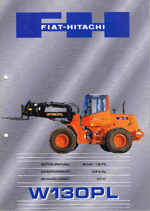 व्हील लोडर Fiat-Hitachi W 130 PL