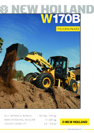 व्हील लोडर New Holland W 170 B