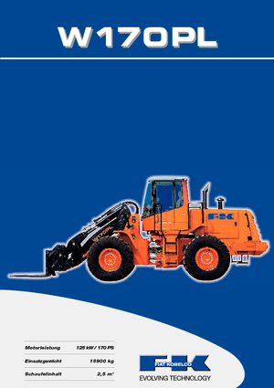 व्हील लोडर Fiat Kobelco W 170 PL