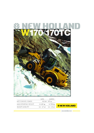 व्हील लोडर New Holland W 170