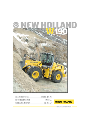 व्हील लोडर New Holland W190B
