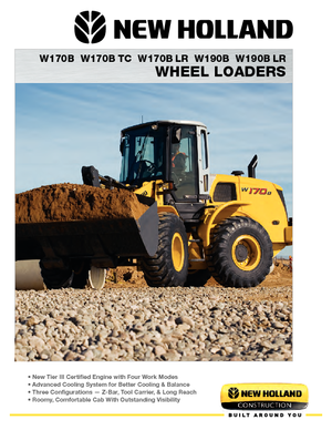 व्हील लोडर New Holland W170B TC