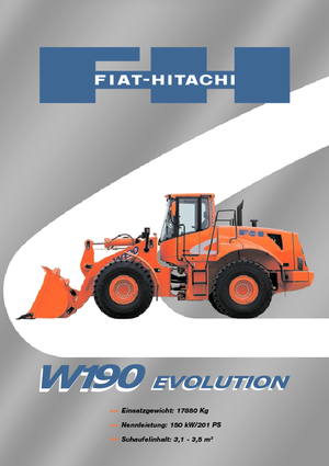 व्हील लोडर Fiat-Hitachi W 190
