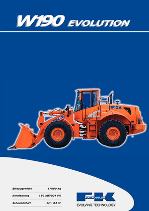 व्हील लोडर Fiat Kobelco W 190 Evolution