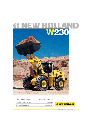व्हील लोडर New Holland W 230 Evolution