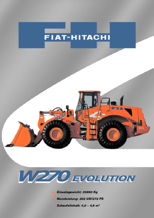 व्हील लोडर Fiat-Hitachi W 270