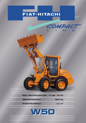 व्हील लोडर Fiat-Hitachi W 50