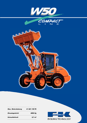 व्हील लोडर Fiat Kobelco W 50