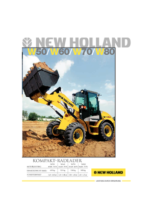 व्हील लोडर New Holland W 70