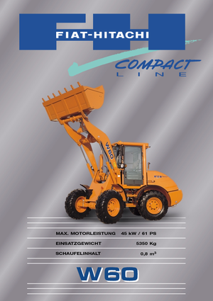 व्हील लोडर Fiat-Hitachi W 60