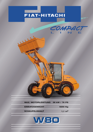 व्हील लोडर Fiat-Hitachi W 80