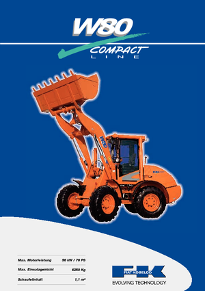 व्हील लोडर Fiat Kobelco W 80