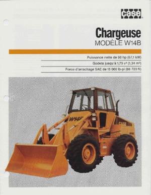 व्हील लोडर Case W14B