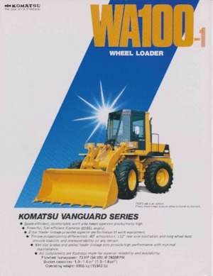 व्हील लोडर Komatsu WA 100-1